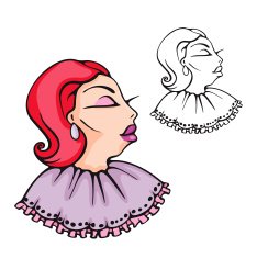 Fashion Woman Vector Illustration Series N45