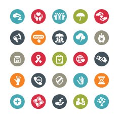Hope and Care icons Ringico series
