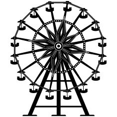 Ferris Wheel Vector N2