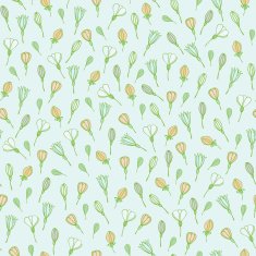 Romantic delicate floral seamless texture