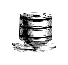 Old-Fashion Games Whip-top