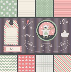Scrapbook Design Elements N18