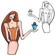 Fashion Woman Vector Illustration Series N54