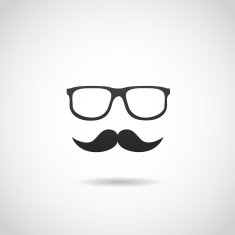 Hipster face