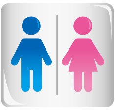 Cute male and female sign Vector N3