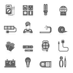 Electricity Icons Set