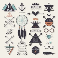 Hipster style illustration N8