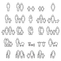 Family Icons Set N29