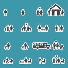 Paper Family Icons