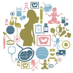 Pregnancy Icon Set