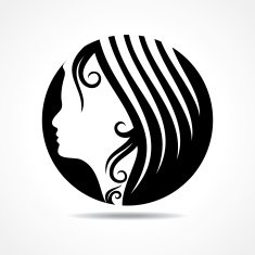 Beautiful fashion lady face