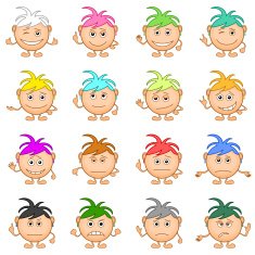 Smilies girls set N3