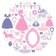 Girls Icon Set