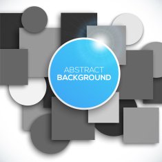 Abstract 3D geometric background