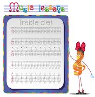 Draw a treble clef