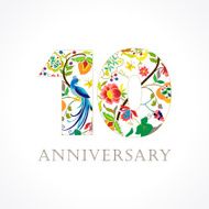 anniversary 10 folk logo