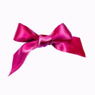 pink bow vector