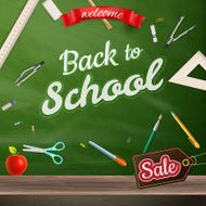 Back to School marketing background EPS 10 N7