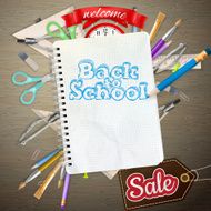 Back to School marketing background EPS 10 N9