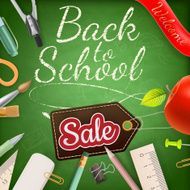 School Sale poster EPS 10