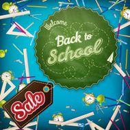 School Sale template EPS 10