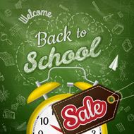 School Sale poster EPS 10 N3