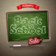 School Sale template EPS 10 N2