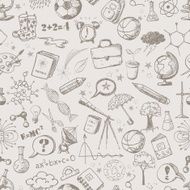 Back to school - sketch seamless background N3