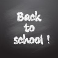 Back to School blackboard background