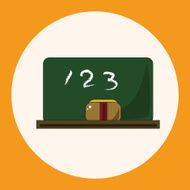 classroom blackbroad theme elements vector eps