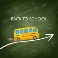 Vector Back to School Background