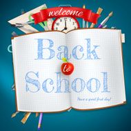 Back to school background EPS 1 N2