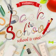 Back to school background EPS 1 N7