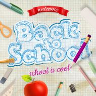Back to school background EPS 1 N8