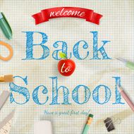 Back to school background EPS 1 N11