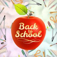 Set of Welcome back to school EPS 10 N3