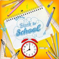 Back to School template concept EPS 10
