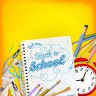 Back to School template concept EPS 10 N2