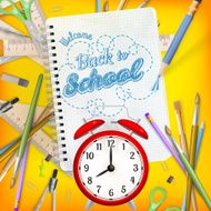 Back to School template concept EPS 10 N4