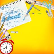 Back to School template concept EPS 10 N5