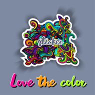 Multicolor Pattern Doodles- Decorative Sketchy Notebook Design- Hand-Drawn Vector N3