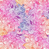 Multicolor Pattern Doodles- Decorative Sketchy Notebook Design- Hand-Drawn Vector N4