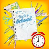 School office supplies EPS 10 N7