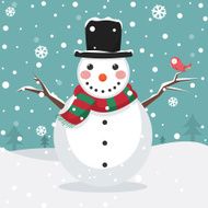 Snowman Vector Illustration