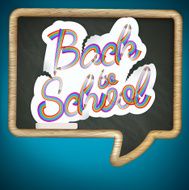 Back to school sign EPS 10 N2