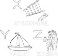 Coloring alphabet N7