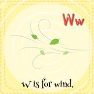 Letter W N6