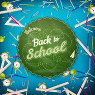 Back to School background EPS 10 N8