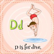 Flashcard D