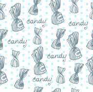 candy line draw vector seamless sketch pattern N2
